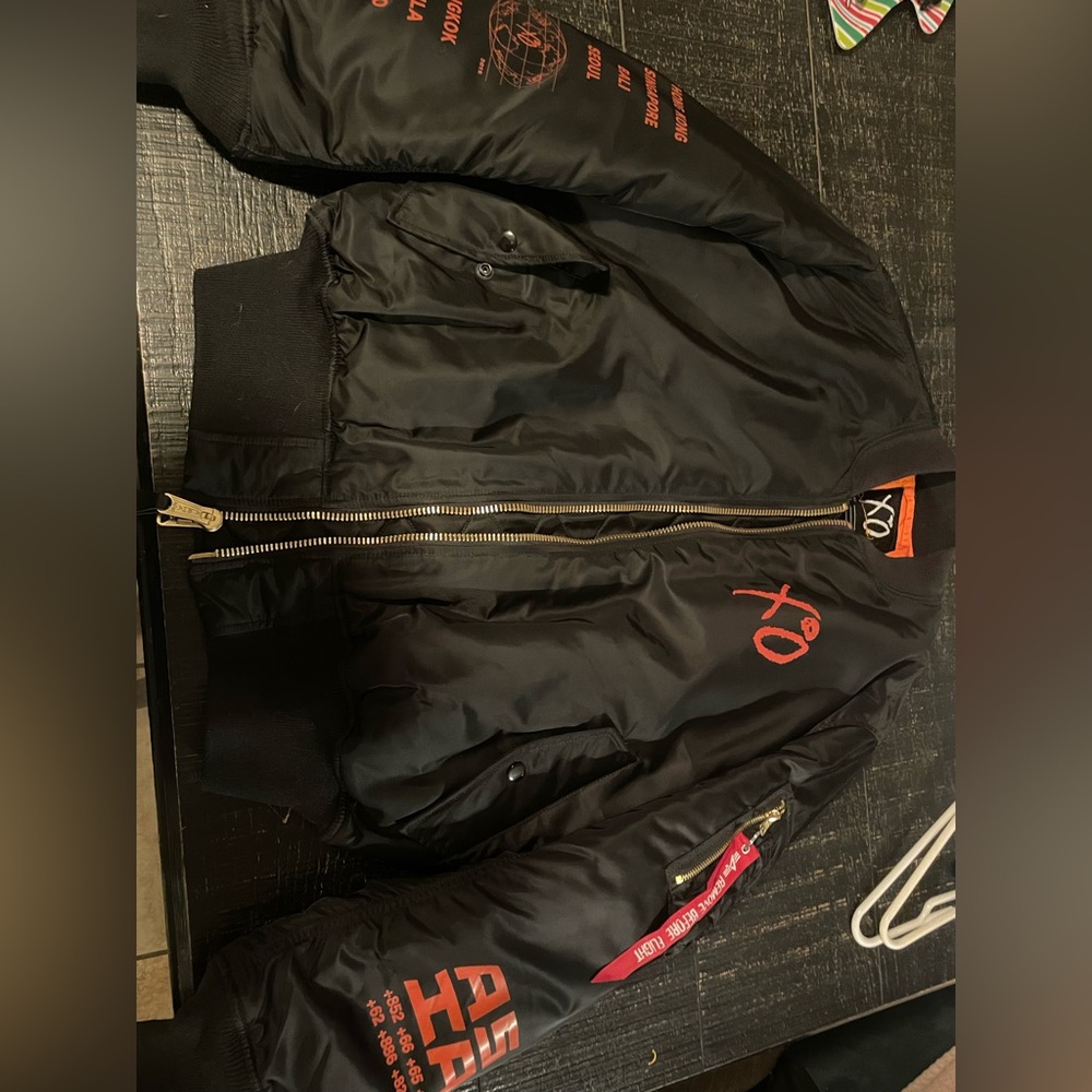 The Weeknd Asia Tour bomber jacket